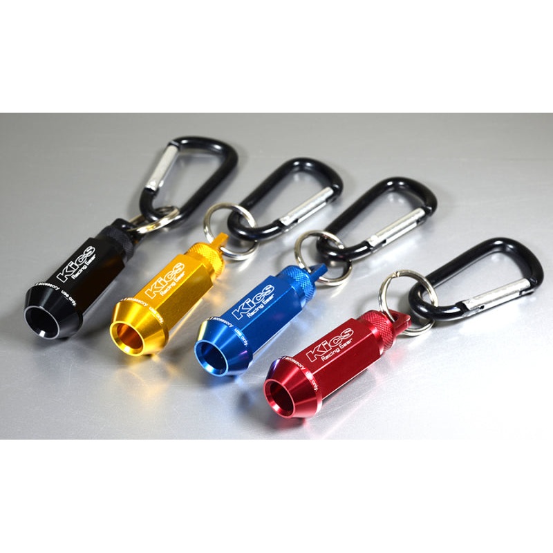 Project Kics Key Holder for Wheel Nut - 12x1.25 Red