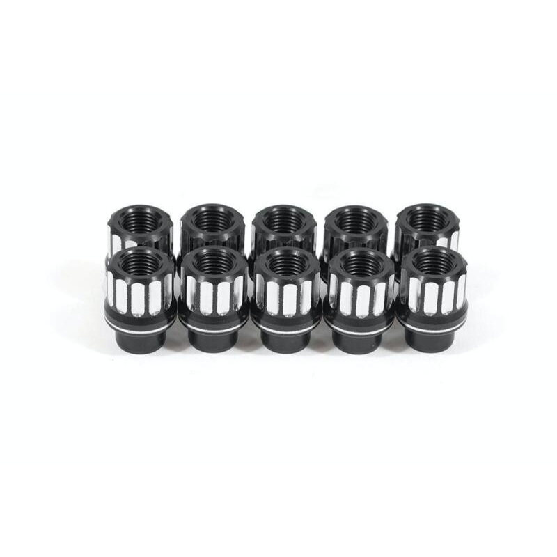 BMR 10-24 Chevrolet Camaro 5th/6th Gen Lug Nut Kit 14mm x 1.50 RH Shank 12-pt Alum Set of 10