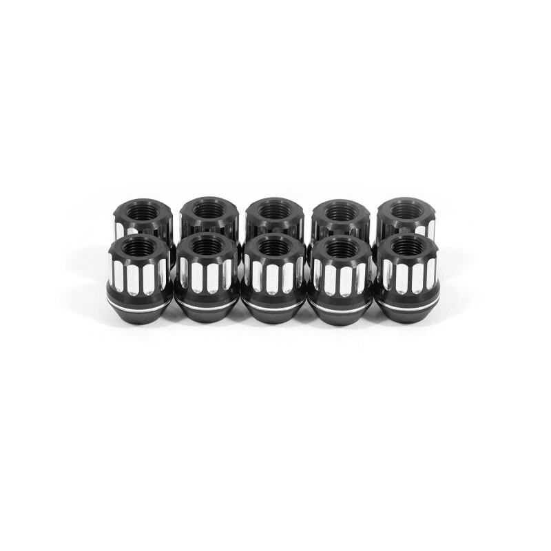 BMR 97-19 Chevrolet Corvette C5/C6/C7 Lug Nut Kit 12mm x 1.50 RH Conical 12-pt Alum Set of 10