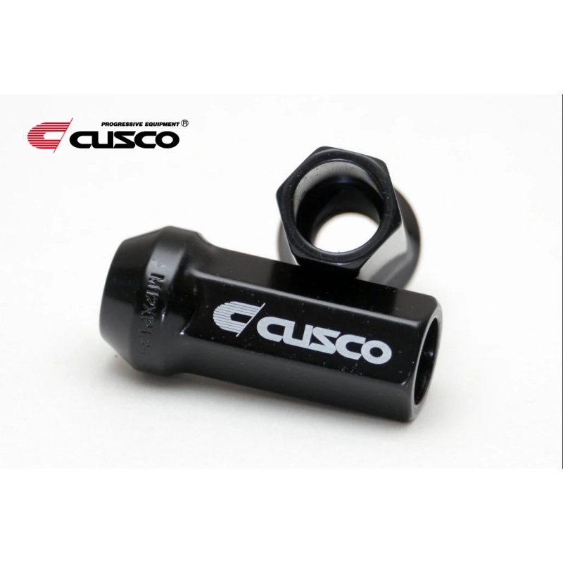 Cusco Wheel Lug Nut Set - M12 x P1.25mm - Black (20pcs)