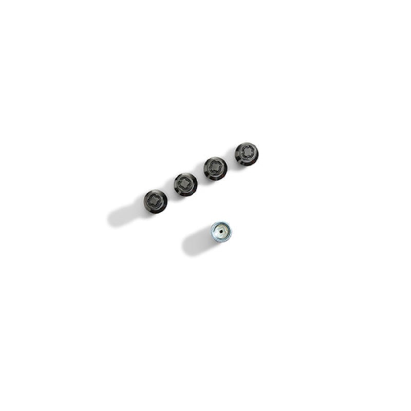 Ford Racing M14x1.5 Black Security Lug Nut Kit - Set of 4