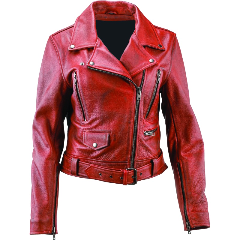 Kuryakyn Leather By River Road Arabian Spice Leather Jacket Black Womens - Large