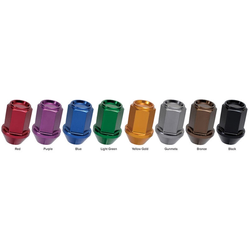 Project Kics 12x1.50 Black Leggdura Racing Shell Type Lug Nut - 1pc