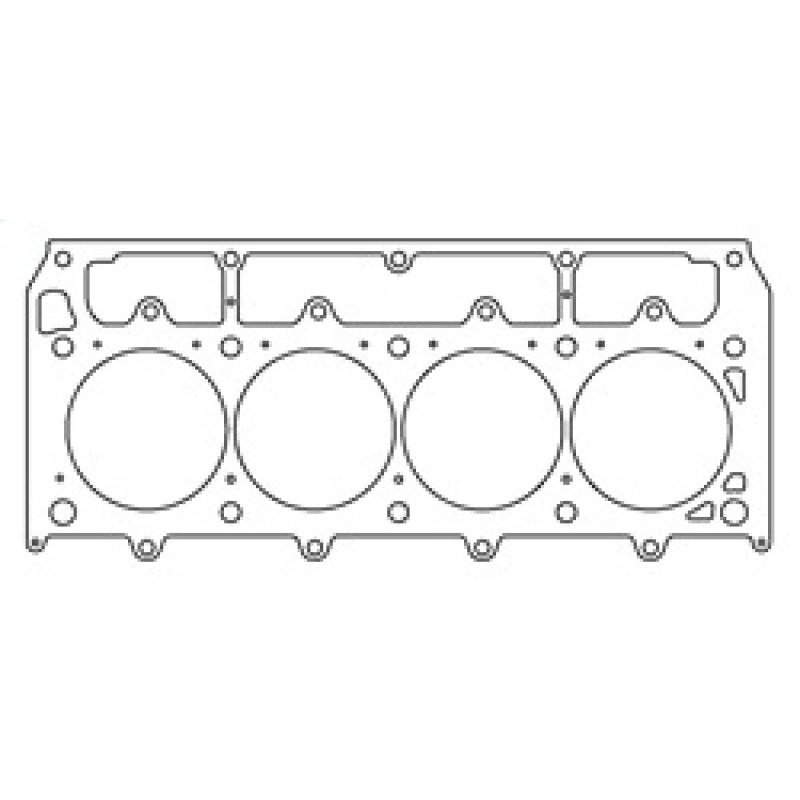 Cometic GM LSX Gen-4 Small Block V8 .027in MLS Cylinder Head Gasket - 4.125in Bore - LHS