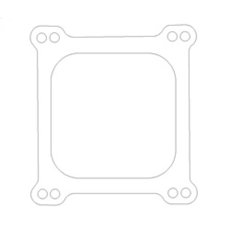 Cometic Holley 4 Barrel 4150 Style .047in Fiber Carburetor Gasket - 4.500in x4.500in - Open Plenum