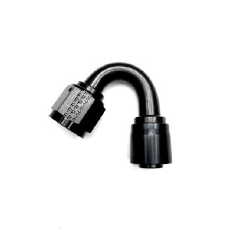 Fragola -8AN 150 Degree Fixed/Single Swivel Sport Crimp Pro Hose End