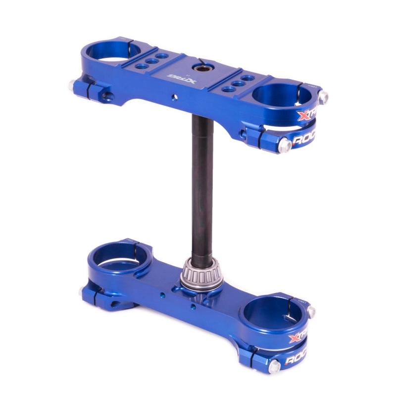 XTrig 03-19 Husqvarna TC 105/85/ KTM 85-105 SX ROCS Tech Triple Clamp 14 mm. Offset M12 - Blue