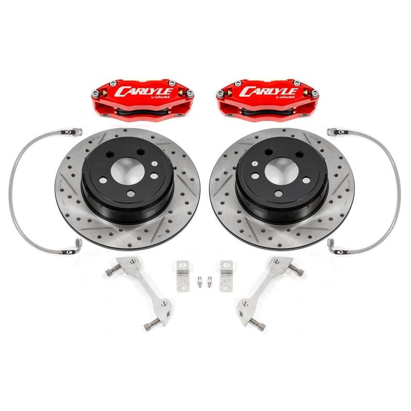 BMR 08-23 Dodge Challenger Brake Kit For 15in Conversion Red Calipers Demon/Redeye