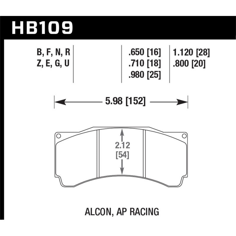 Hawk DTC-70 Motorsports Brake Pads