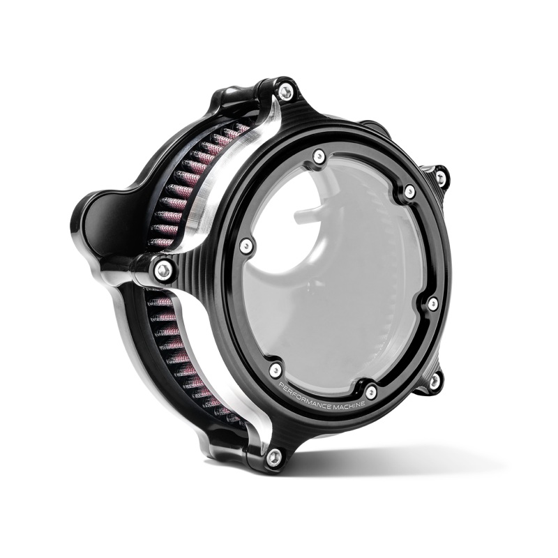 Performance Machine 23-Up CVO, 2024 Touring Vision Series Air Cleaner - Contrast Cut