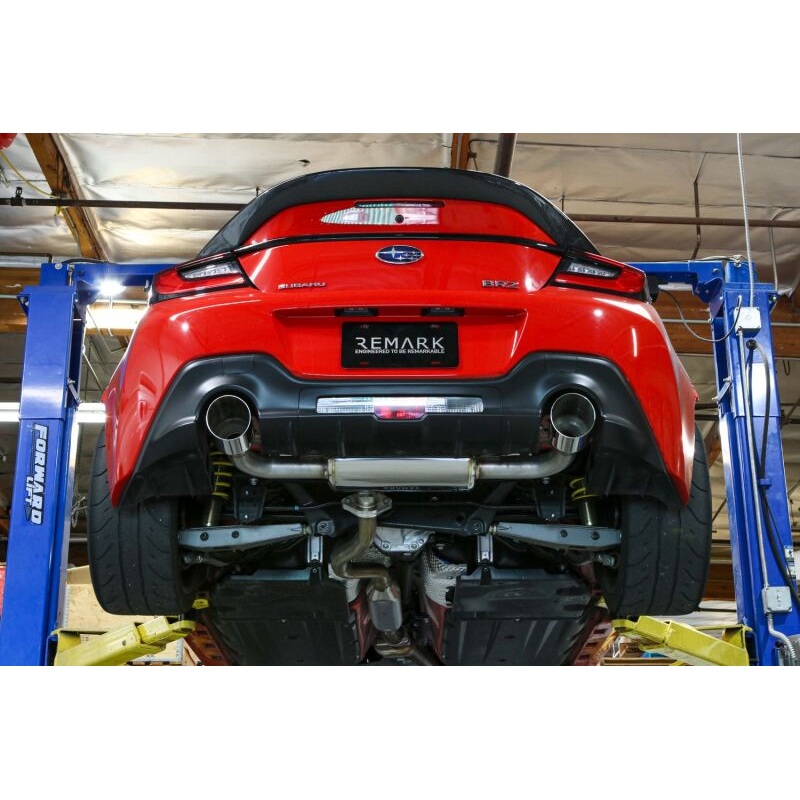 Remark 22+ Subaru BRZ/Toyota GR86 Axle-Back Exhaust - Stainless Single Wall Tips