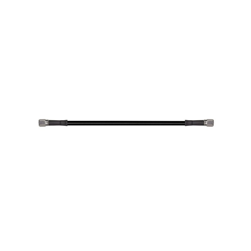 Goodridge 43in Universal Brake Line Assembly Black Hose w/Stainless Steel Fittings