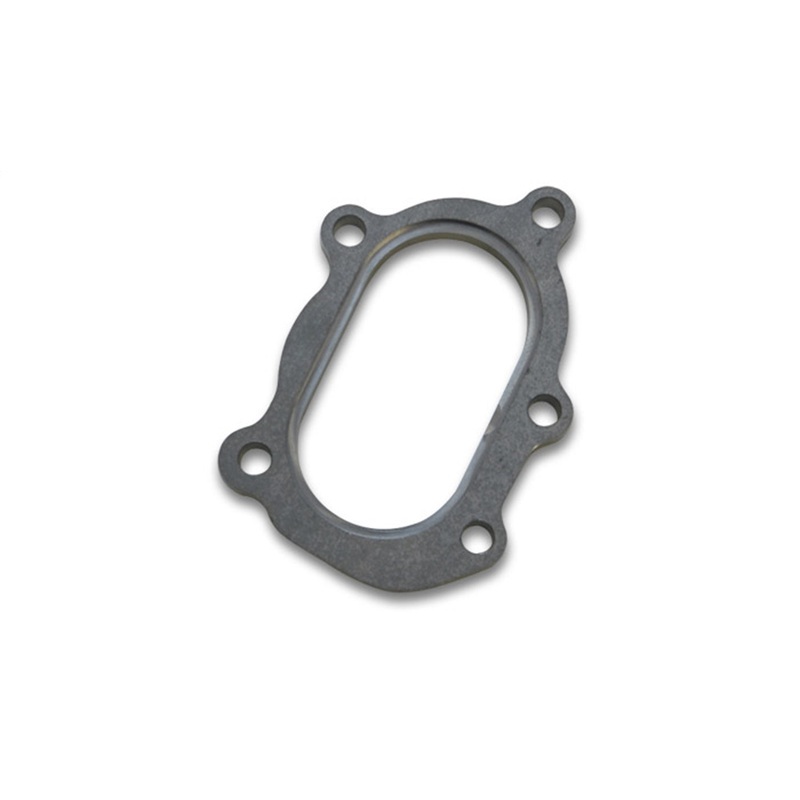 Turbo Discharge Flange; 5 Bolt w/Divorced Ports; For GT25R/GT28R; Oval; - CFRI736073029