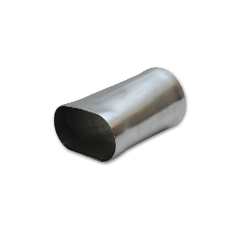Stainless Tubing; 4 in. Oval to 4 in. OD x Round Transition Adapter 6 in. Long; - CFRI736073262