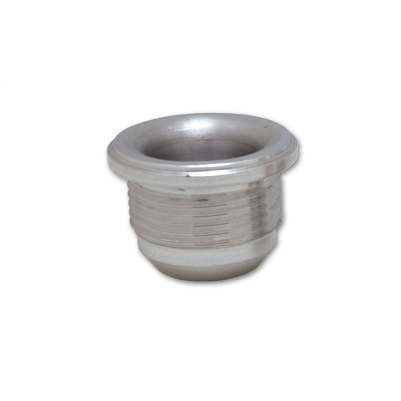 Male -12AN Mild Steel Weld Bung; 1-1/16-12 SAE Thread; 1 3/8 in. Flange O.D.; - CFRI736073783