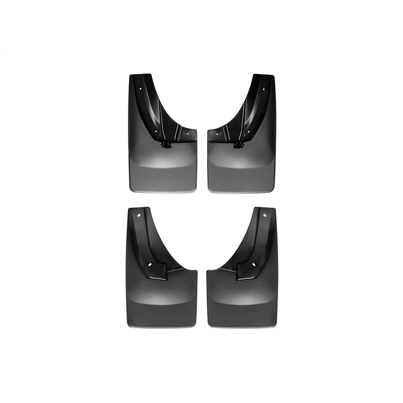 MudFlap No-Drill DigitalFit MudFlap Kit; Black; - CFRI736088673