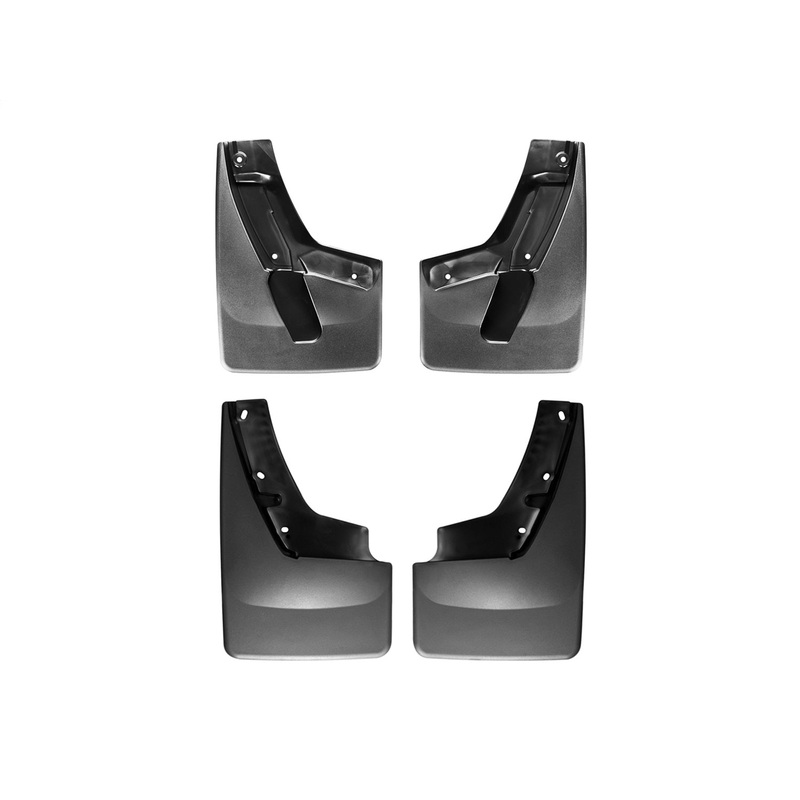 MudFlap No-Drill DigitalFit MudFlap Kit; Black; - CFRI736088678