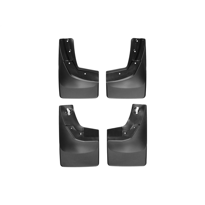 MudFlap No-Drill DigitalFit MudFlap Kit; Black; - CFRI736088684
