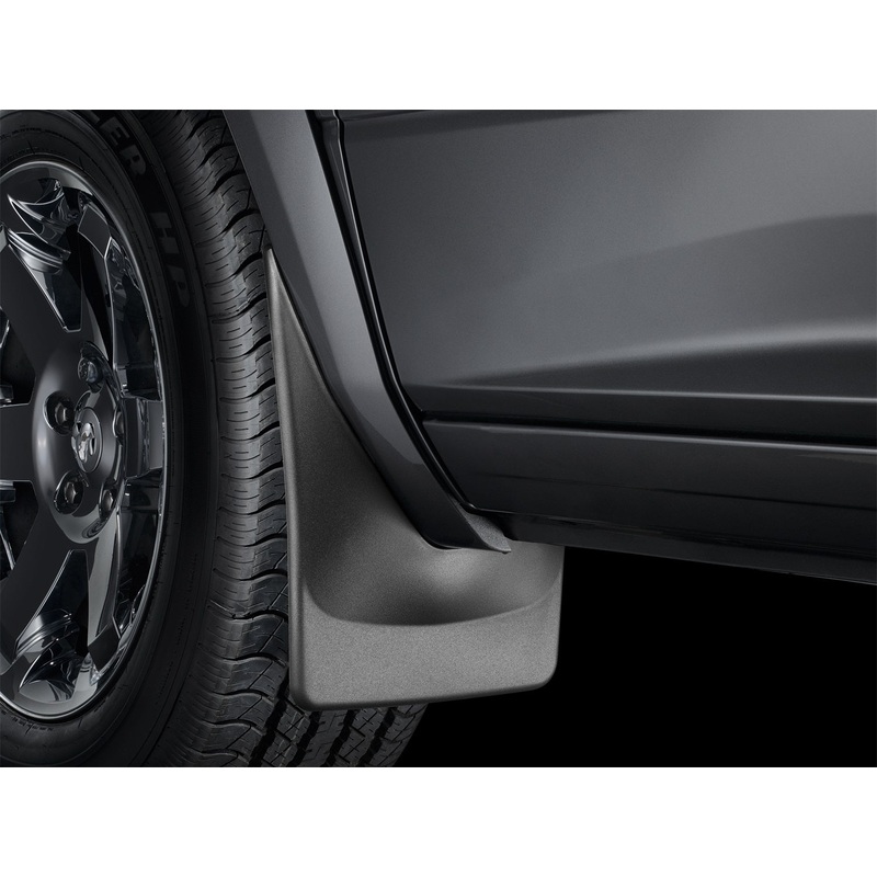 MudFlap No-Drill DigitalFit MudFlap Kit; Black; - CFRI736088690