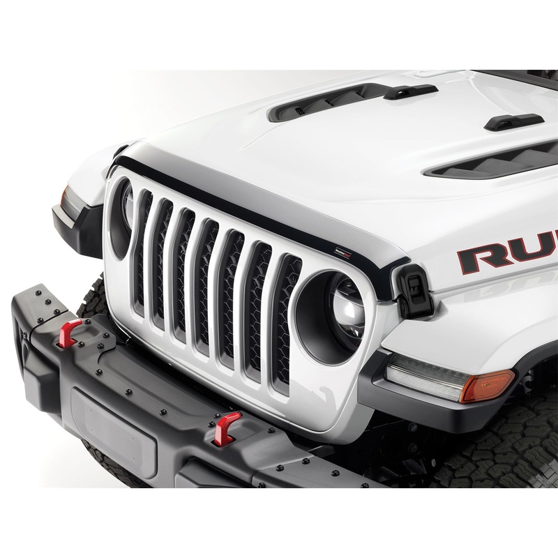 Low Profile Aerodynamic Hood Protector; Dark Smoke; - CFRI736089983