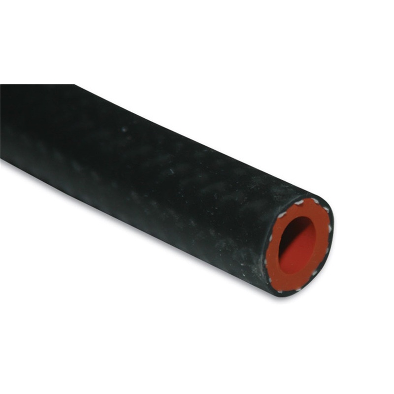 Silicone Heater Hose; 1/2 in./13mm ID x 5 ft. Long; Gloss Black; - CFRI736072421