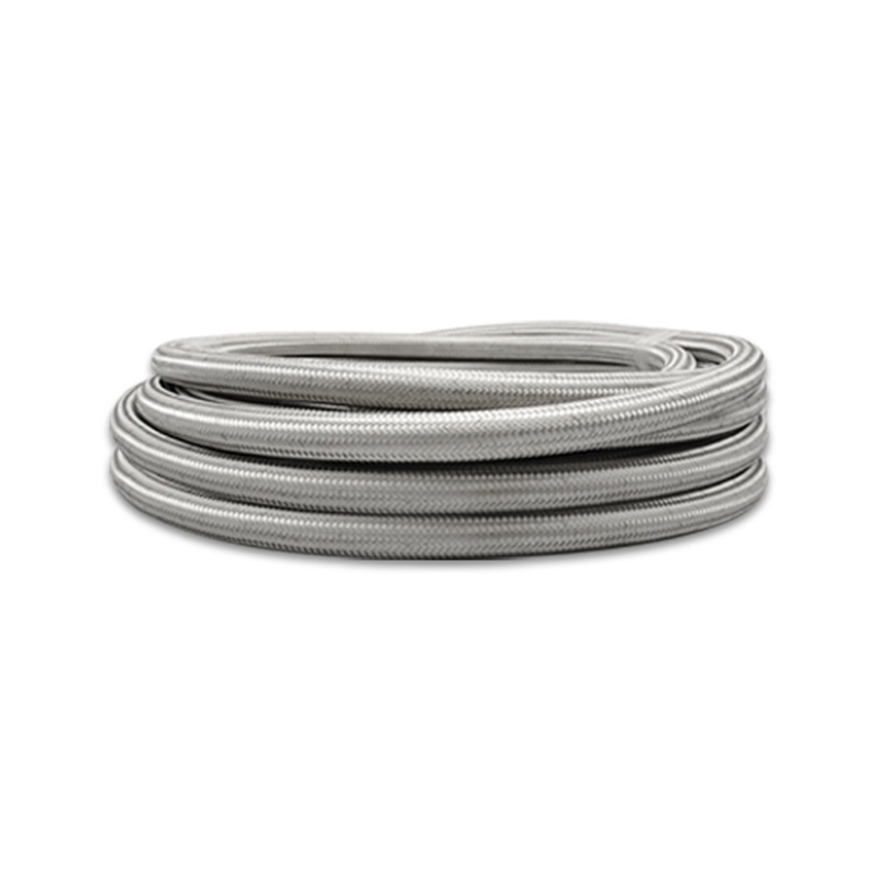 Stainless Steel Braided Flex Hose; Size: -8AN; 150ft. Roll; w/PTFE Liner; - CFRI736072617