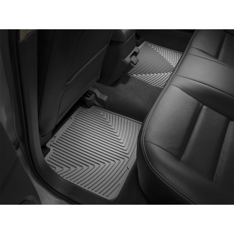 All Weather Floor Mats; Gray; Front; - CFRI736079863
