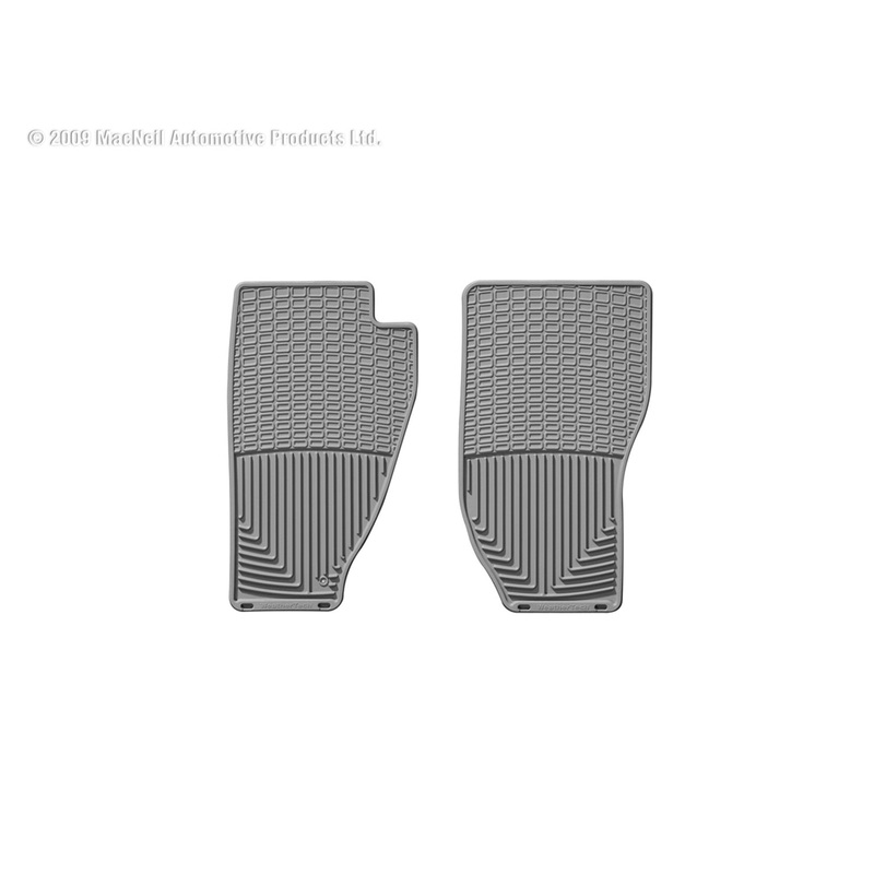 All Weather Floor Mats; Gray; Front; - CFRI736079920
