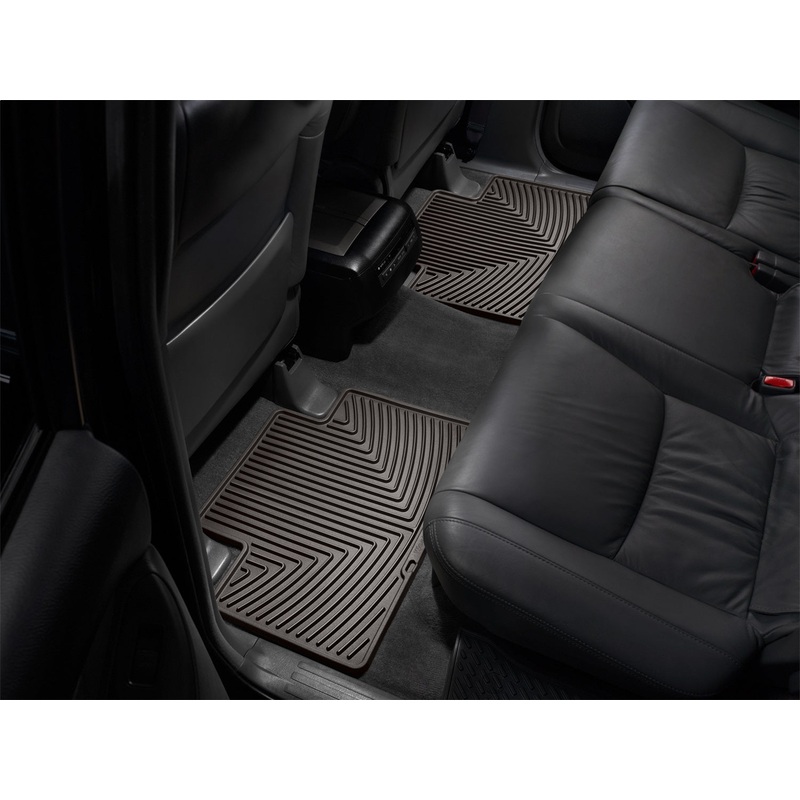 All Weather Floor Mats; Cocoa; Rear; - CFRI736079762