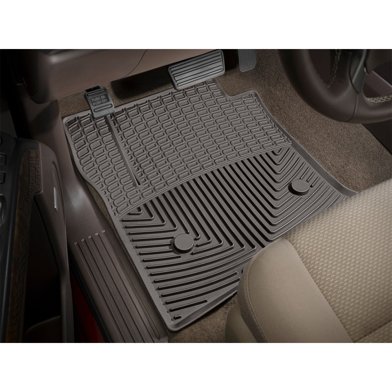 All Weather Floor Mats; Cocoa; Front; - CFRI736079577