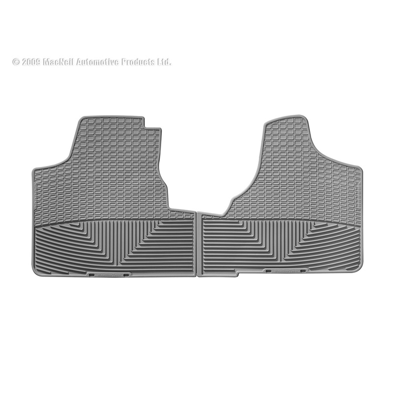 All Weather Floor Mats; Gray; Front; - CFRI736079546