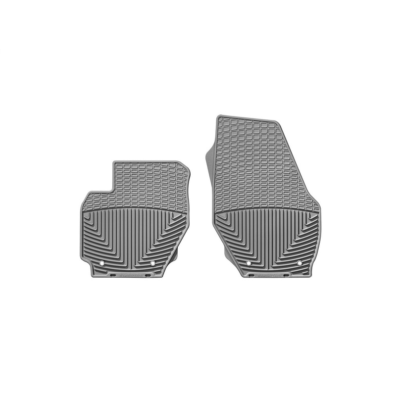 All Weather Floor Mats; Gray; Front; - CFRI736079550