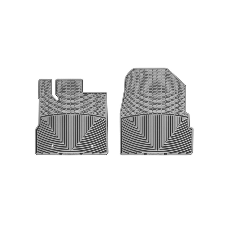All Weather Floor Mats; Gray; Front; - CFRI736079575