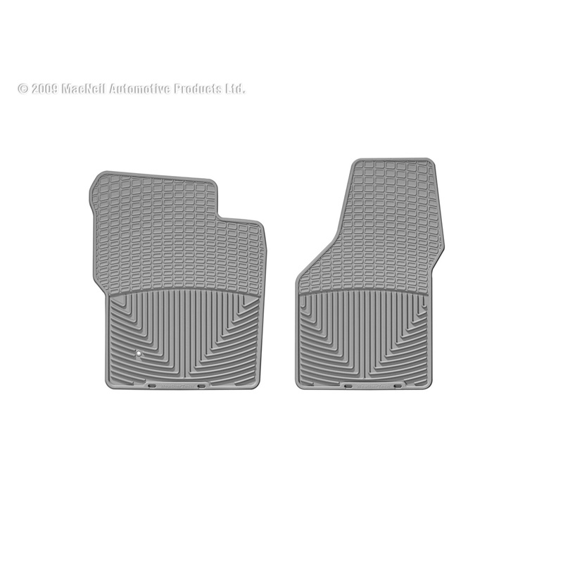 All Weather Floor Mats; Gray; Front; - CFRI736079369