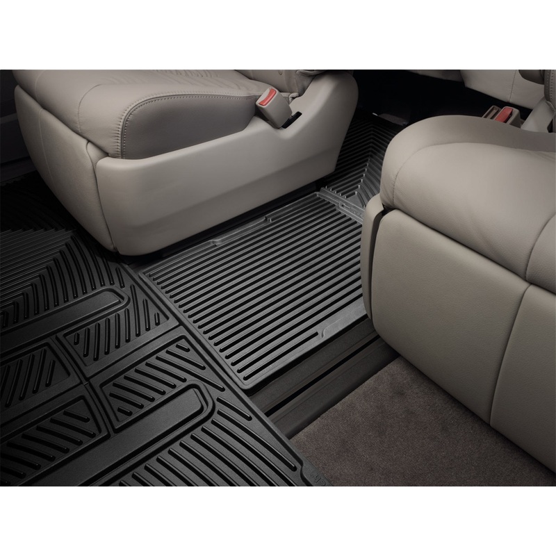 All Weather Floor Mats; Black; Rear; Center Aisle; - CFRI736079019