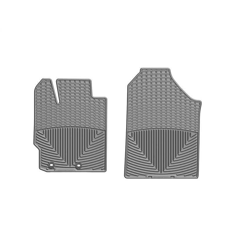 All Weather Floor Mats; Gray; Front; - CFRI736078906