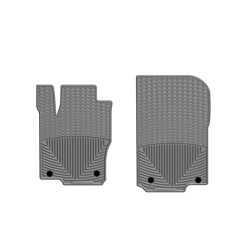 All Weather Floor Mats; Gray; Front; - CFRI736078966