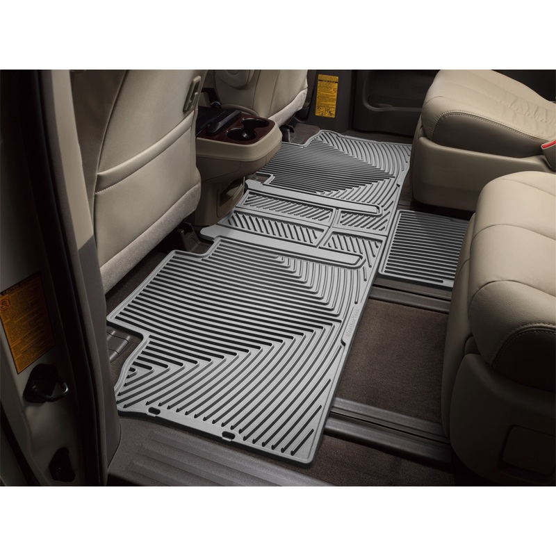 All Weather Floor Mats; Gray; Rear; - CFRI736079034