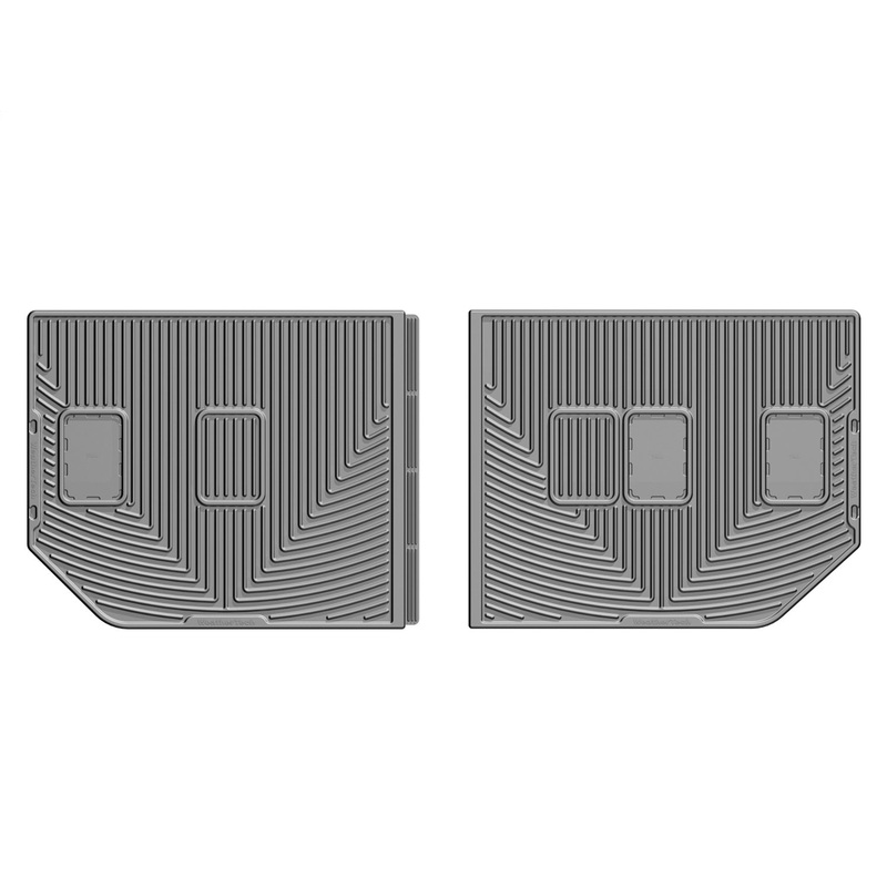 All Weather Floor Mats; Gray; Third Row; - CFRI736078897