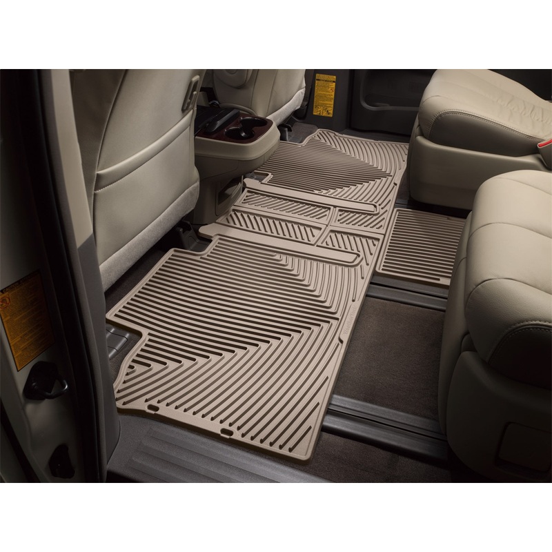 All Weather Floor Mats; Tan; Rear; - CFRI736079032