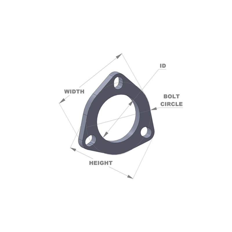 3-Bolt Stainless Steel Flange - CFRI736073010