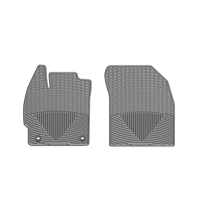 All Weather Floor Mats; Gray; Front; - CFRI736078652
