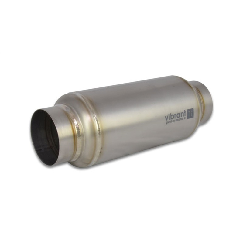 Titanium Resonator; 2.5 in. Inlet/Outlet x 12 in. Long; - CFRI736072647