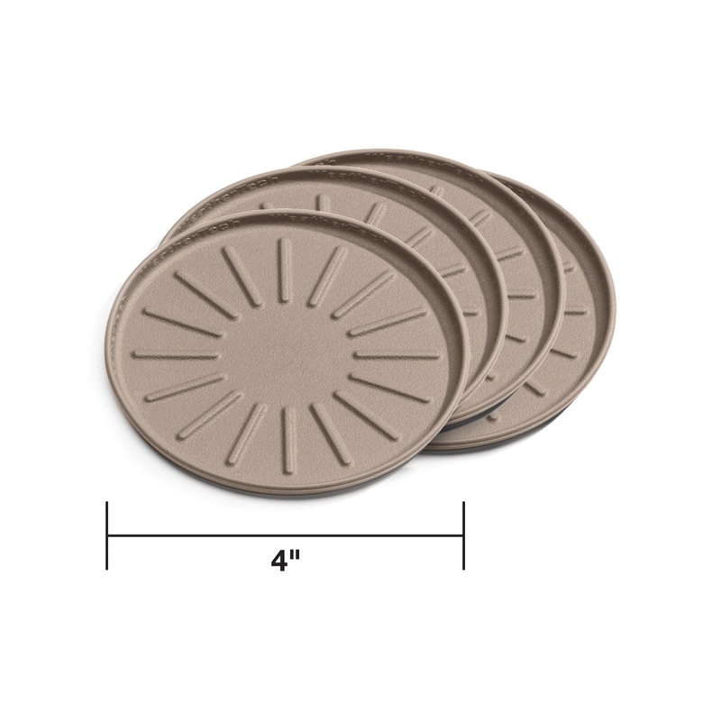 Round Coaster Set; Tan; 4 in. Dia.; - CFRI736087532