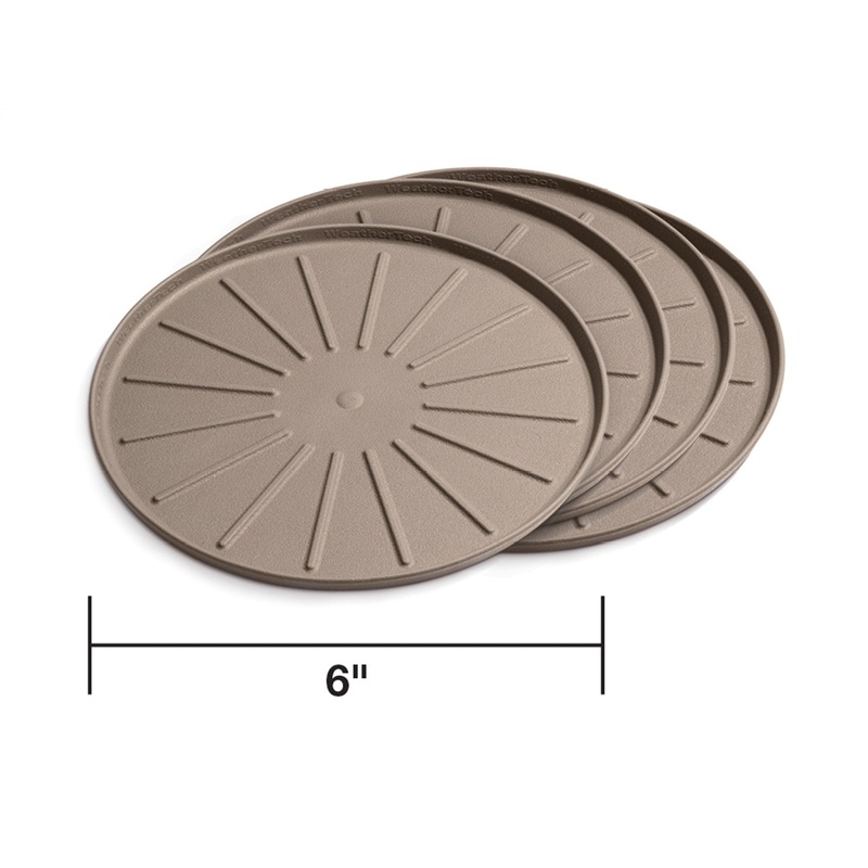 Round Coaster Set; Tan; 6 in. Dia.; - CFRI736087528
