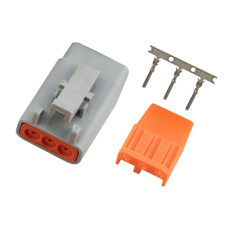 Haltech Male Deutsch DTM-3 Connector 7.5 Amp Plug & Pins