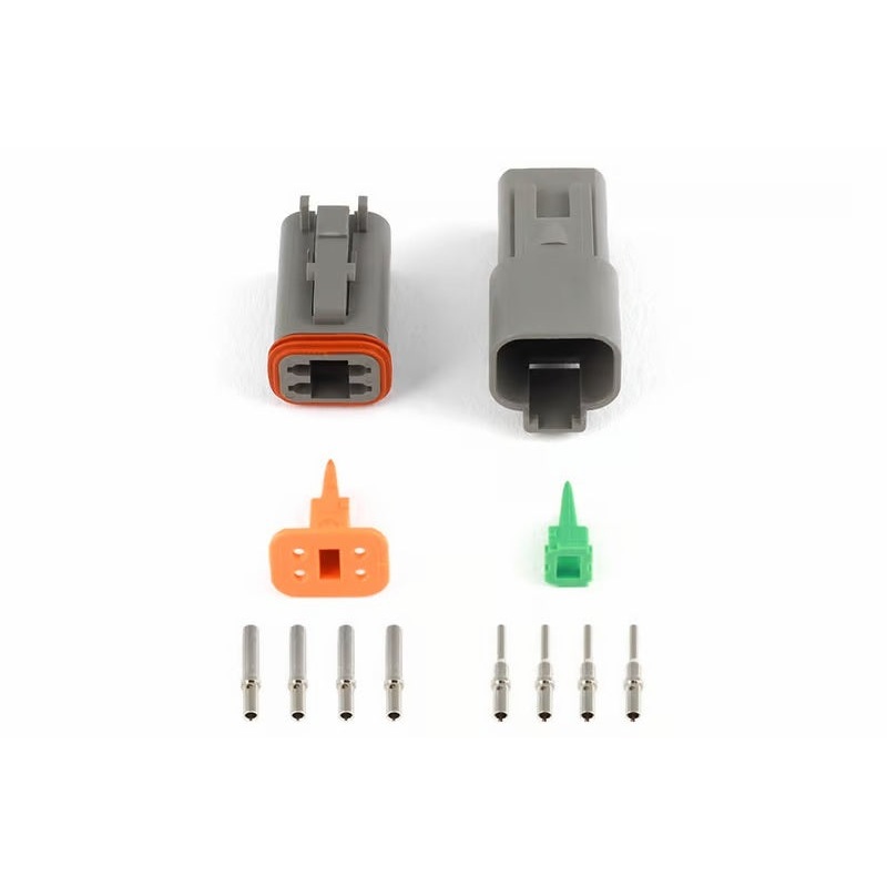 Haltech Matching Set of Deutsch DT-4 Connectors 13 Amp Plug & Pins Only