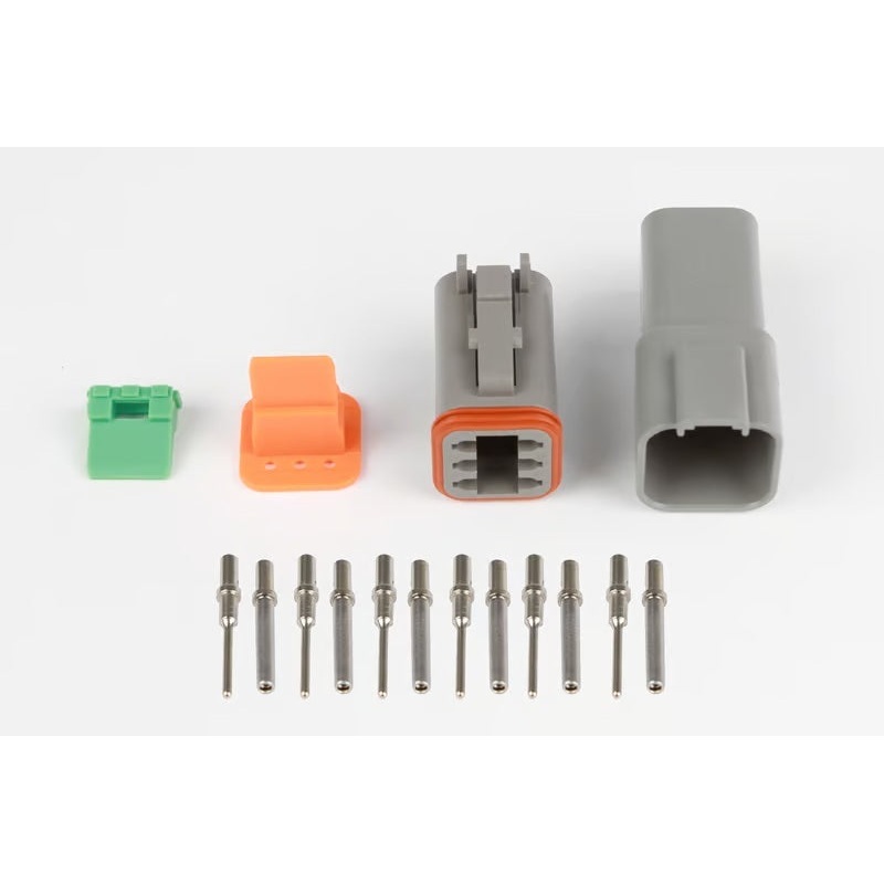 Haltech Matching Set of Deutsch DT-6 Connectors 13 Amp Plug & Pins