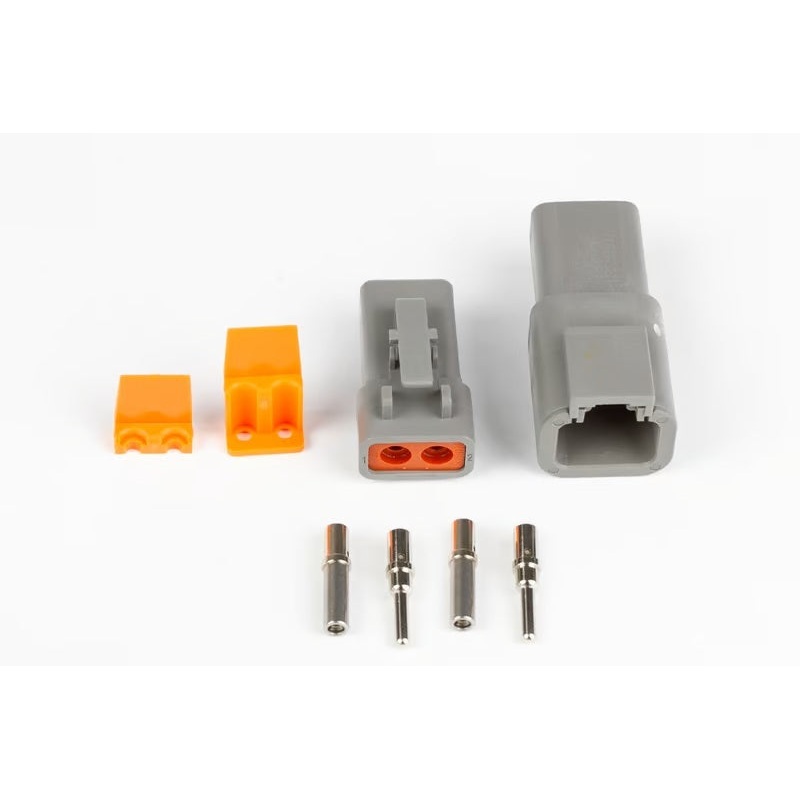 Haltech Matching Set of Deutsch DTP-2 Connectors (25 Amp) Plug & Pins