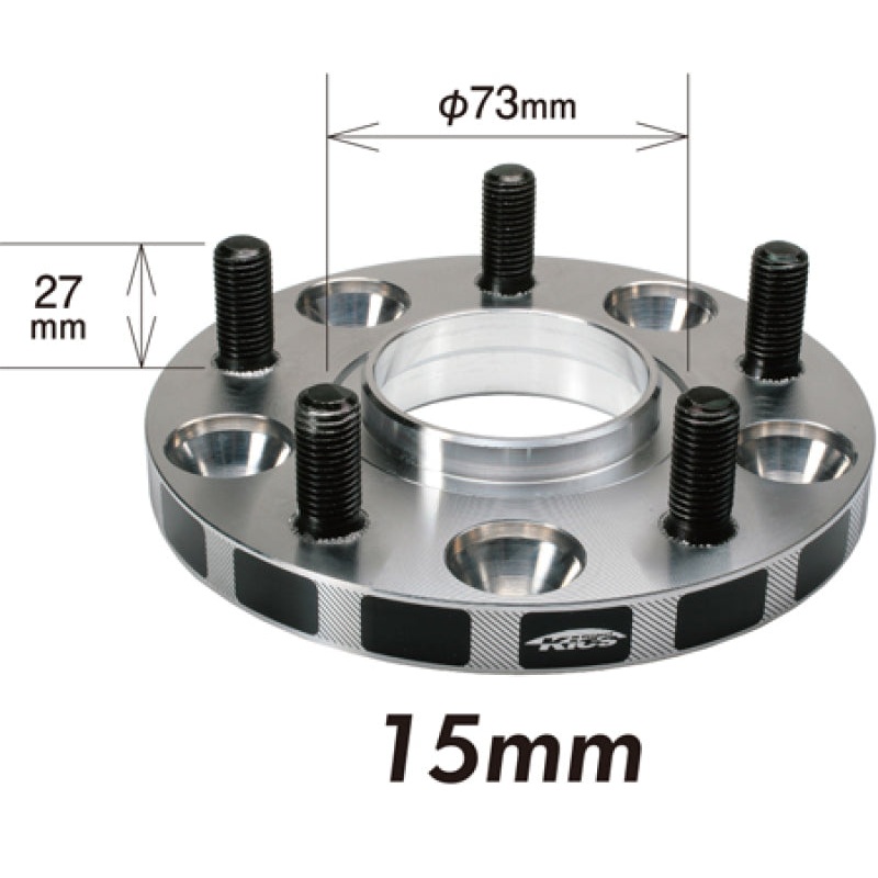 Project Kics 12X1.50 HUB60MM 5-114.3 Wide Tread Spacers - 15MM